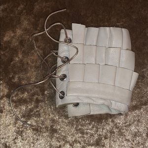 Cool 😎 Vintage cuff - white real genuine leather